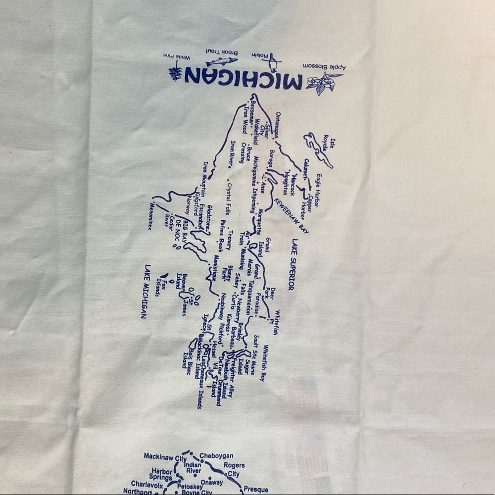 Michigan tea towel - Picture 4 of 5